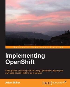 Cover of the book Implementing OpenShift by Lorenzo Anardu, Roberto Baldi, Umberto Antonio Cicero, Riccardo Giomi, Giacomo Veneri