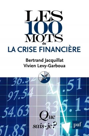 Cover of the book Les 100 mots de la crise financière by Bernard Chervet