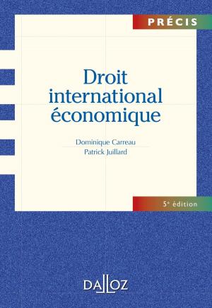 Cover of the book Droit international économique by Anne-Marie Leroyer