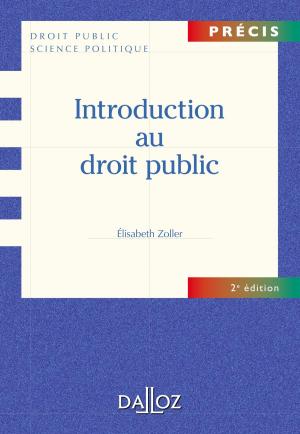 Cover of the book Introduction au droit public by Gérard Lopez