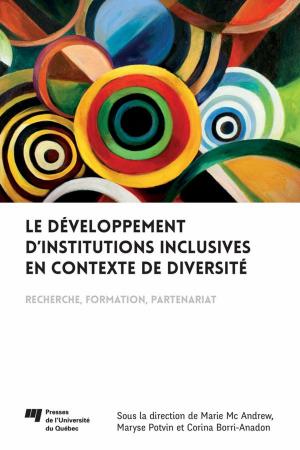 Book cover of Le développement d'institutions inclusives en contexte de diversité