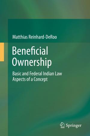 Cover of the book Beneficial Ownership by Martina Heer, Jens Titze, Natalie Baecker, Scott M. Smith