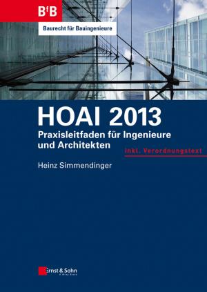 Cover of the book HOAI 2013 by Sung Nok Chiu, Dietrich Stoyan, Wilfrid S. Kendall, Joseph Mecke