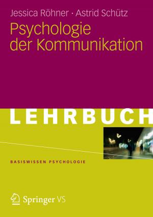 Cover of the book Psychologie der Kommunikation by Bernd Schröder