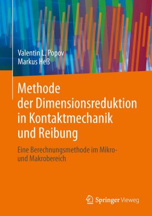 Cover of the book Methode der Dimensionsreduktion in Kontaktmechanik und Reibung by Christian Armbrüster