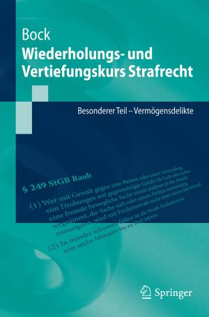 Cover of the book Wiederholungs- und Vertiefungskurs Strafrecht by Robert L. Snipes