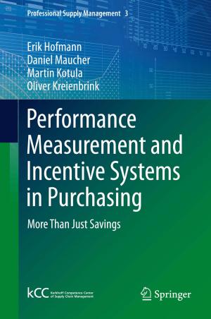 Book cover of Performance Measurement and Incentive Systems in Purchasing