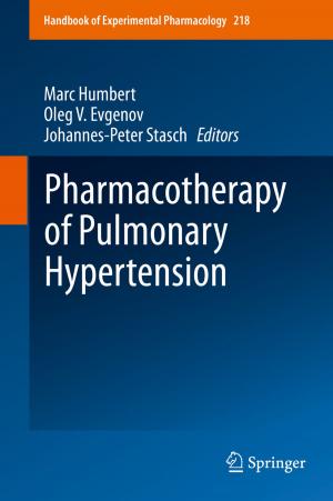 Cover of the book Pharmacotherapy of Pulmonary Hypertension by 