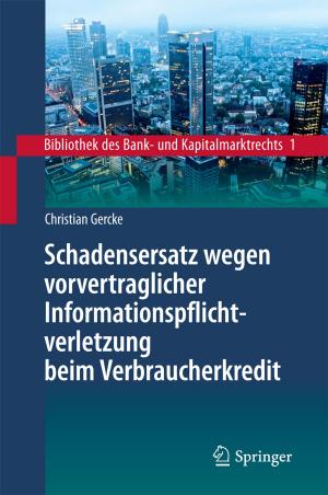 Cover of the book Schadensersatz wegen vorvertraglicher Informationspflichtverletzung beim Verbraucherkredit by 