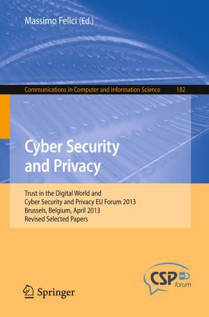 Cover of the book Cyber Security and Privacy by Robert Stieglitz, Volker Heinzel