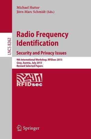 Cover of the book Radio Frequency Identification: Security and Privacy Issues by Yuri B. Zudin