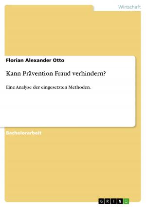 Cover of the book Kann Prävention Fraud verhindern? by Lutz Weischer