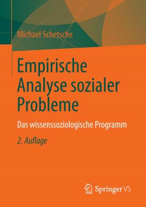 Cover of the book Empirische Analyse sozialer Probleme by Anna Nagl