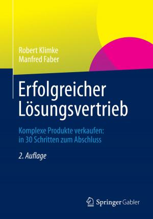 Cover of the book Erfolgreicher Lösungsvertrieb by Dan Blaze