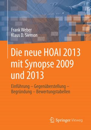 Cover of the book Die neue HOAI 2013 mit Synopse 2009 und 2013 by Hermann Sicius