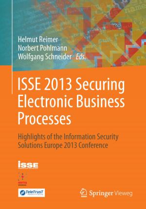 Cover of ISSE 2013 Securing Electronic Business Processes