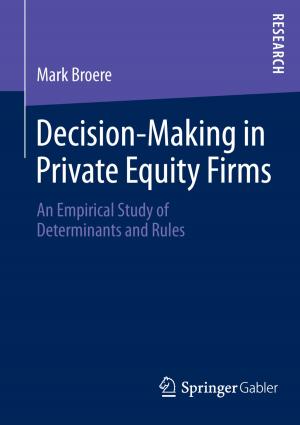 Cover of the book Decision-Making in Private Equity Firms by Harald Nahrstedt