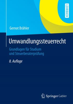 Cover of the book Umwandlungssteuerrecht by 
