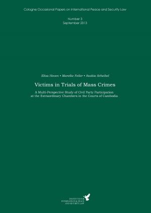 Cover of the book Victims in Trials of Mass Crimes by Marlies Schuback, Klaus Schuback
