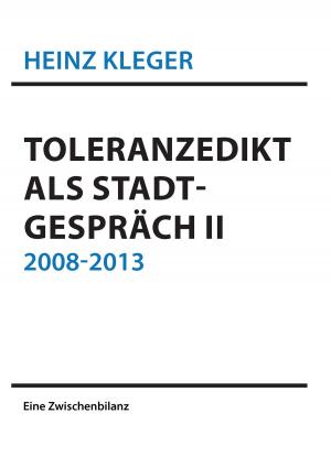Book cover of Toleranzedikt als Stadtgespräch II