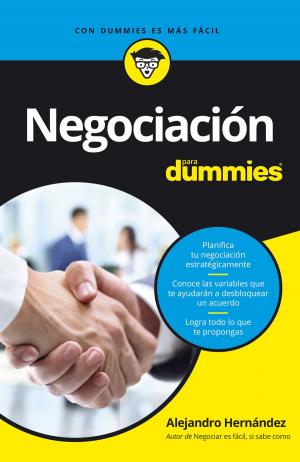 Cover of the book Negociación para Dummies by Corín Tellado