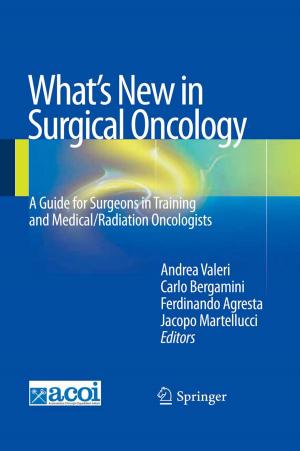 Cover of the book What's New in Surgical Oncology by Francesco Fulvio Faletra