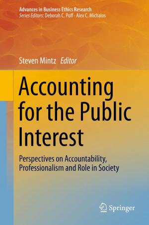 Cover of the book Accounting for the Public Interest by R.M. Dancy