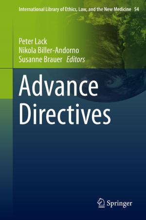 Cover of the book Advance Directives by Vytautas Ostasevicius, Rolanas Dauksevicius