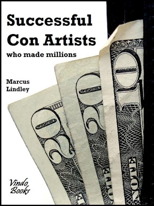 Cover of the book Successful Con Artists by Marcus Lindley, Vindo Books
