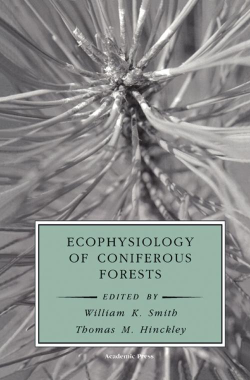 Cover of the book Ecophysiology of Coniferous Forests by Jacques Roy, Thomas M. Hinckley, Elsevier Science