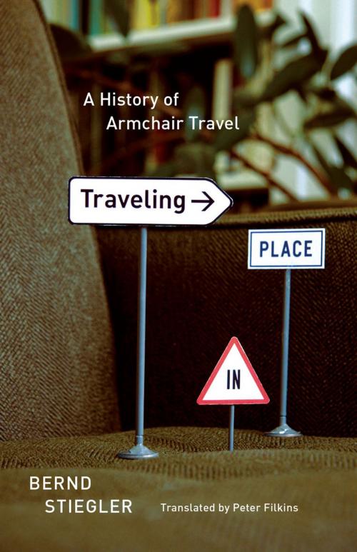 Cover of the book Traveling in Place by Bernd Stiegler, University of Chicago Press