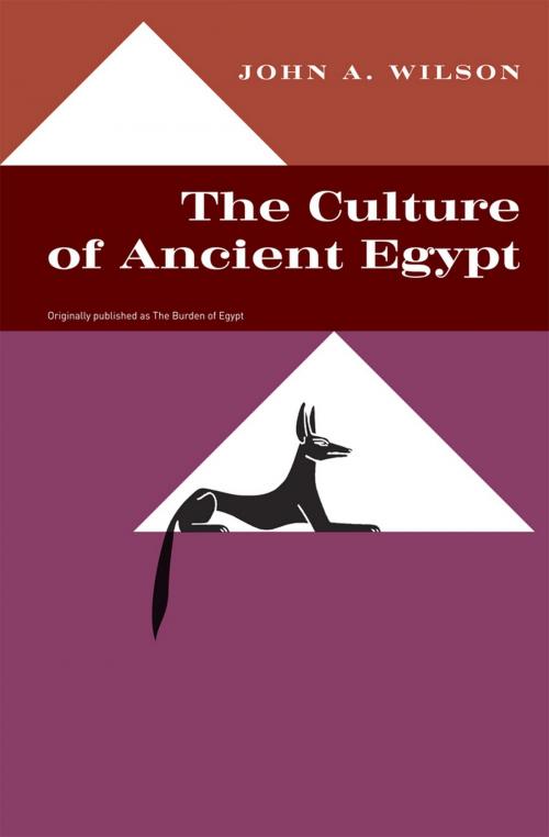 Cover of the book The Culture of Ancient Egypt by John A. Wilson, University of Chicago Press