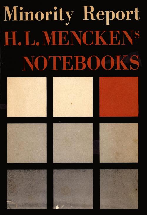 Cover of the book Minority Report by H.L. Mencken, Knopf Doubleday Publishing Group