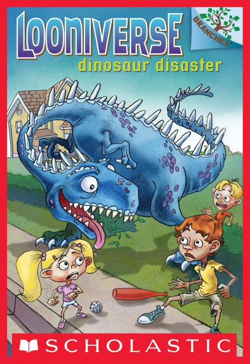 Cover of the book Looniverse #3: Dinosaur Disaster (A Branches Book) by David Lubar, Scholastic Inc.
