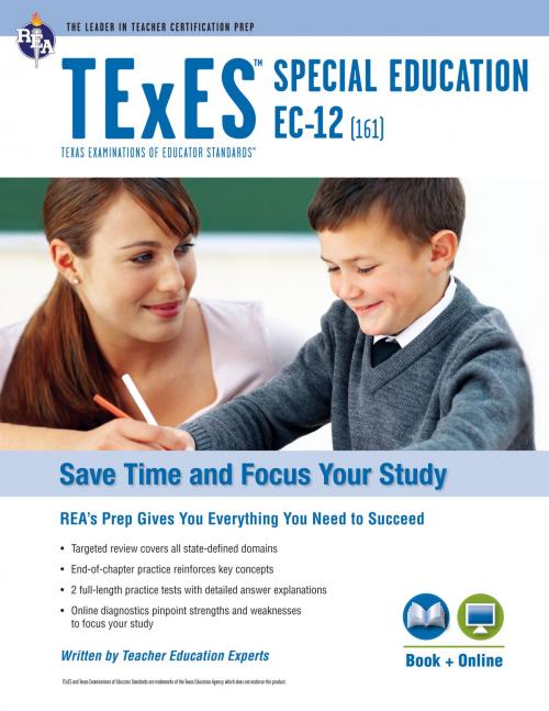 Cover of the book TExES Special Education EC-12 (161) Book + Online by Jill L. Haney, M.A., James Wescott, Jamalyn Jaquess, Research & Education Association