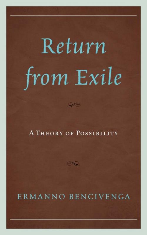 Cover of the book Return From Exile by Ermanno Bencivenga, Lexington Books
