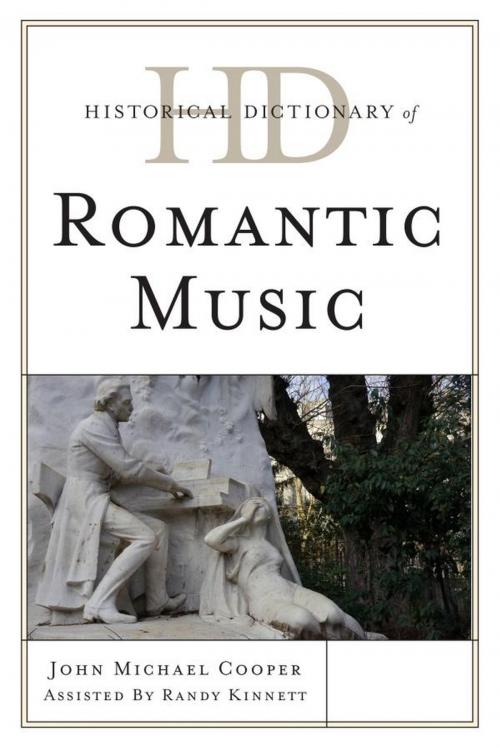 Cover of the book Historical Dictionary of Romantic Music by John Michael Cooper, Randy Kinnett, Scarecrow Press