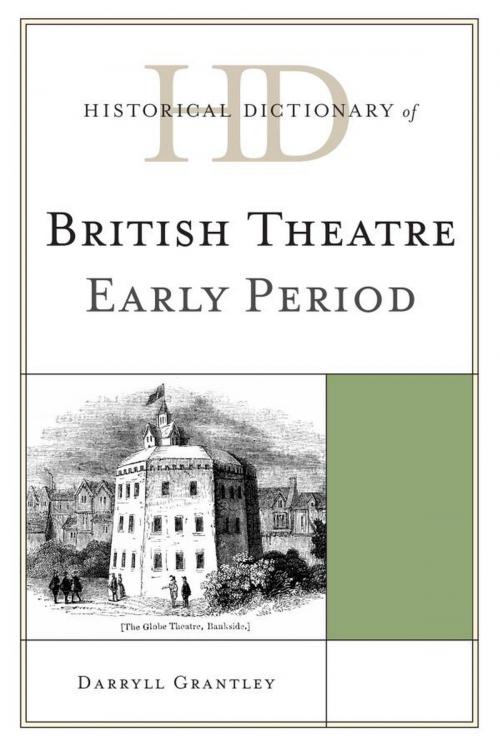 Cover of the book Historical Dictionary of British Theatre by Darryll Grantley, Scarecrow Press