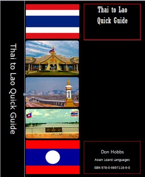 Cover of the book Thai to Lao Quick Guide by Don Hobbs, Asian Lizard Languages