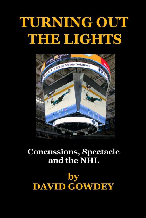 Cover of the book Turning Out The Lights: Concussions, Spectacle and the NHL by David Gowdey, David Gowdey