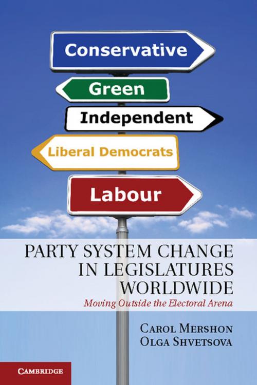 Cover of the book Party System Change in Legislatures Worldwide by Carol Mershon, Olga Shvetsova, Cambridge University Press