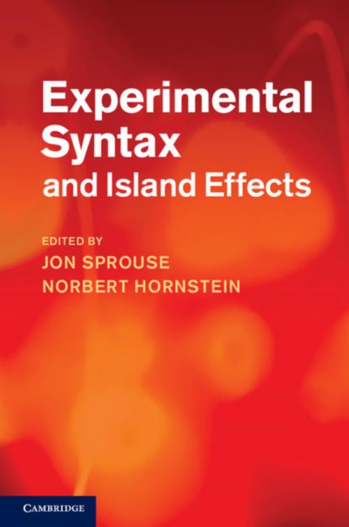 Cover of the book Experimental Syntax and Island Effects by , Cambridge University Press