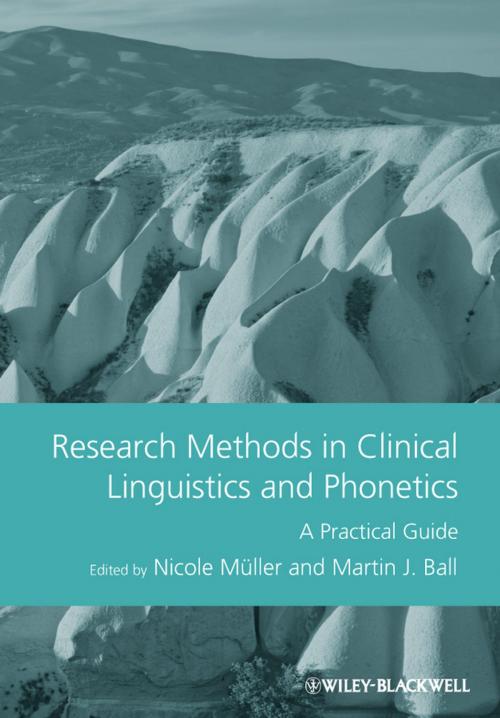 Cover of the book Research Methods in Clinical Linguistics and Phonetics by , Wiley