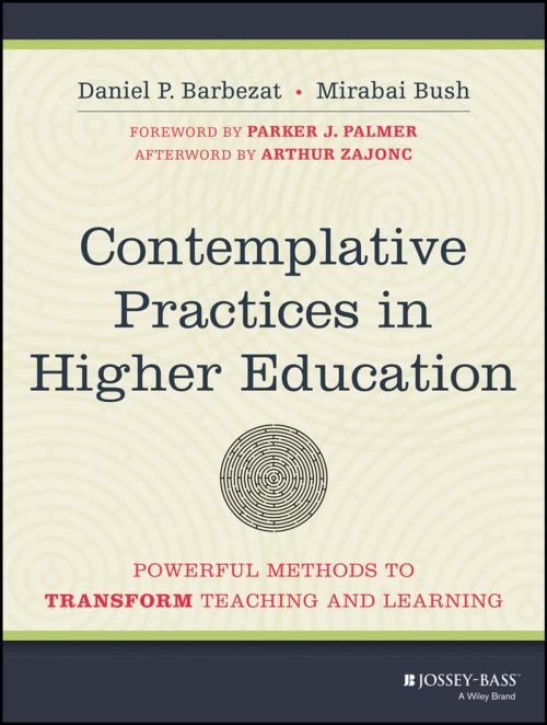 Cover of the book Contemplative Practices in Higher Education by Daniel P. Barbezat, Mirabai Bush, Wiley