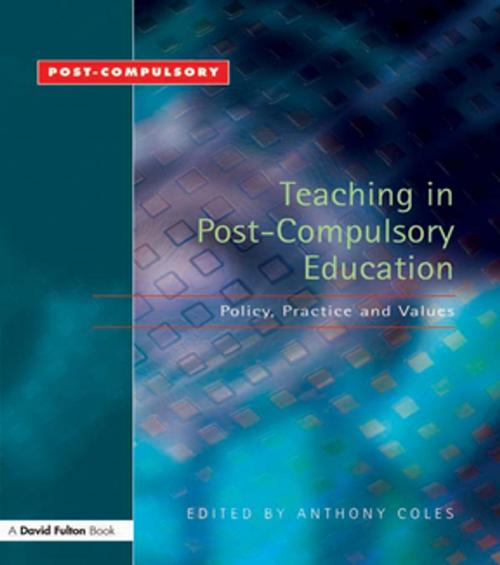 Cover of the book Teaching in Post-Compulsory Education by , Taylor and Francis