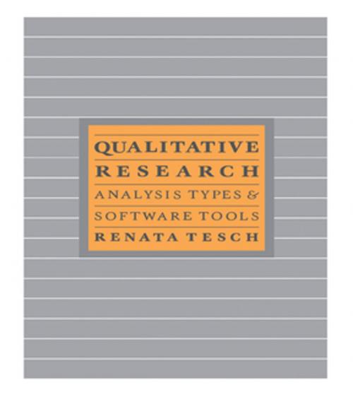 Cover of the book Qualitative Research: Analysis Types and Software by Renata Tesch, Taylor and Francis