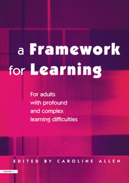Cover of the book A Framework for Learning by Caroline Allen, Taylor and Francis