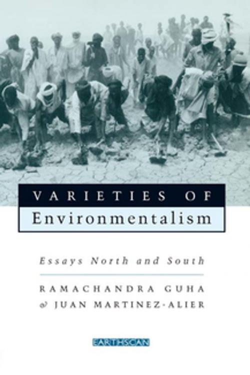 Cover of the book Varieties of Environmentalism by Ramachandra Guha, Joan Martínez Alier, Taylor and Francis