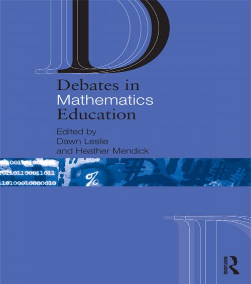 Cover of the book Debates in Mathematics Education by , Taylor and Francis