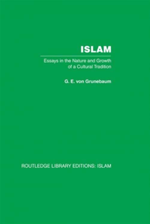Cover of the book Islam by G E von Grunebaum, Taylor and Francis